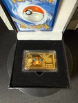 Pokemon Card And Collectible Charizard Gold-plated Bar Guaranteed Vintage. Fixed Price $14.95.