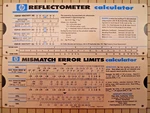 Microwave Reflectometer Mismatch Error Limits Slide Rule Calculator Hp/ Keysight. Fixed Price $14.95.