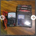 Radioshack 17-RANGE Analog Multimeter Tests Voltage Current Resistance With Dial. Fixed Price $23.99.