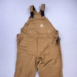 Carhartt Fr Bib Overalls Mens 44X34 Brown Duck Flame Resistant HRC2 Nfpa 2112. Fixed Price $129.99.