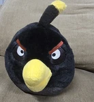 Angry Birds Black 10" Bomber. Fixed Price $20.50.