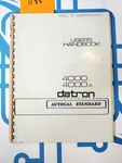 Datron 4000/4000A User's Handbook. Fixed Price $45.00.